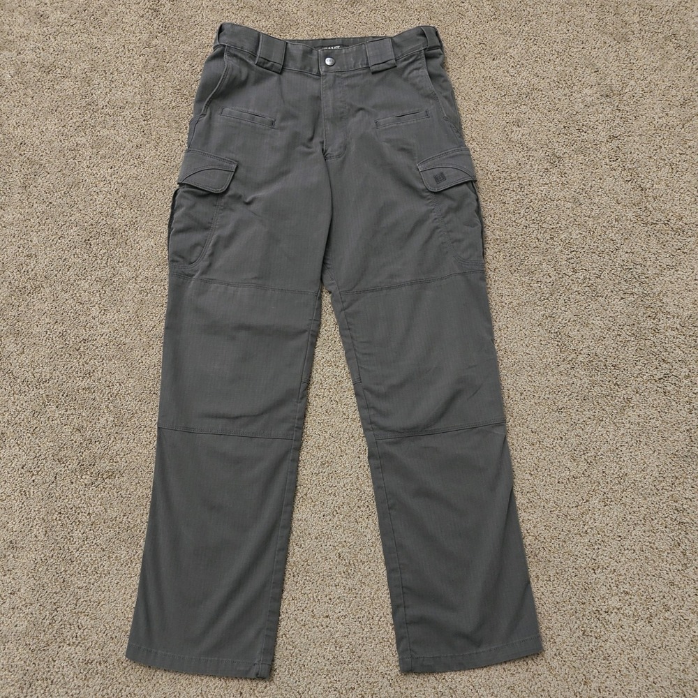 5.11 Tactical Mens Gray Cargo Pants 32X32 Workwear Durable Outdoor Utility - Picture 2 of 16